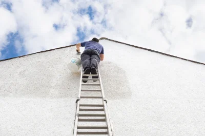 Peinture extérieure à Houeydets — façades et ravalement